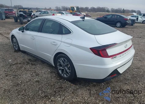 2020 Hyundai Sonata Sel z USA, uszkodzony, nr VIN 5NPEF4JAXLH011131